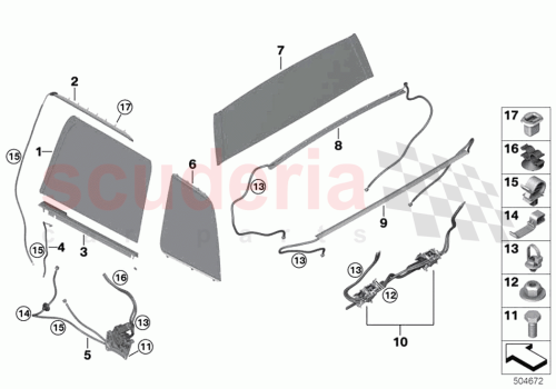 Part Diagram for Rolls Royce 51465A01712