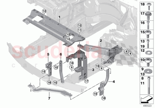 Part Diagram for Rolls Royce 51647448927