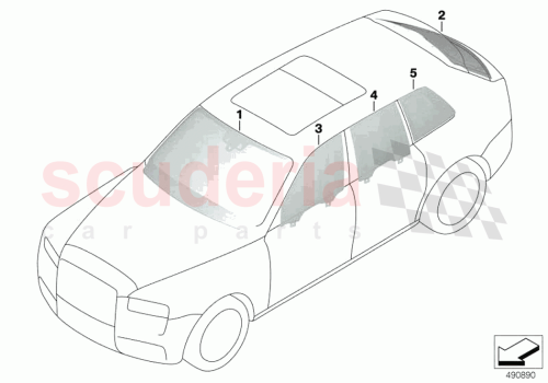 Part Diagram for Rolls Royce 51317449738