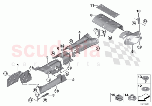 Part Diagram for Rolls Royce 51487441334