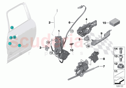Part Diagram for Rolls Royce 51227444479