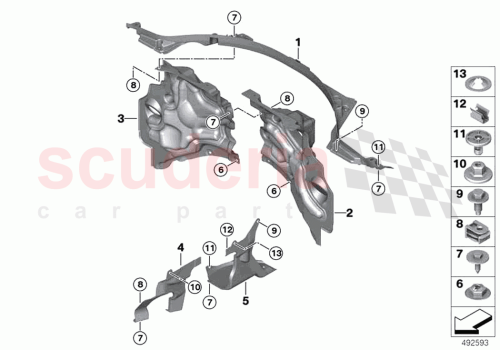 Part Diagram for Rolls Royce 51717441327