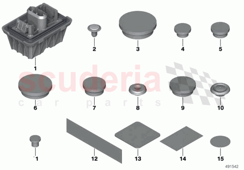 Part Diagram for Rolls Royce 51717164761