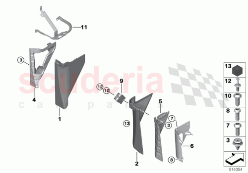 Part Diagram for Rolls Royce 51439493684
