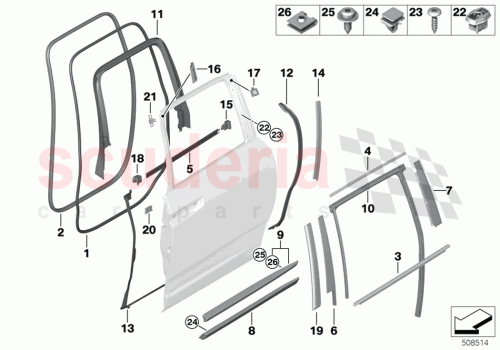 Part Diagram for Rolls Royce 51357448963