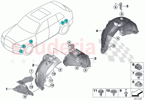 Part Diagram for Rolls Royce 51757441331