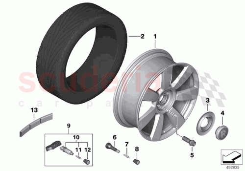 Part Diagram for Rolls Royce 36106884712