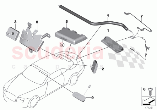 Part Diagram for Rolls Royce 65209348344