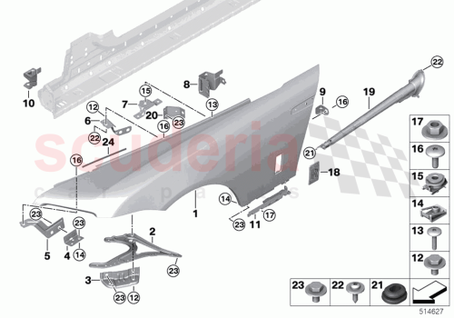 Part Diagram for Rolls Royce 41007336469