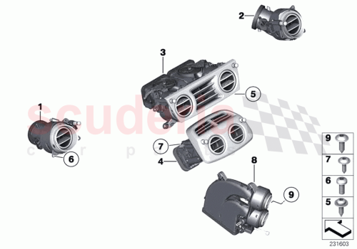 Part Diagram for Rolls Royce 64226808419