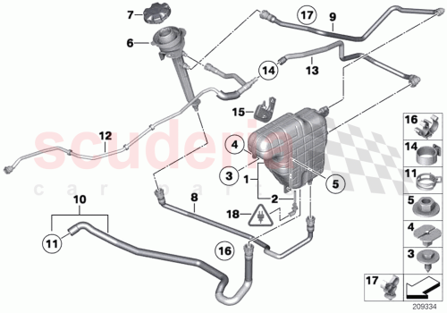 Part Diagram for Rolls Royce 17137647275