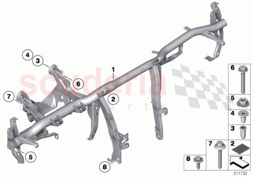 Part Diagram for Rolls Royce 51456829056
