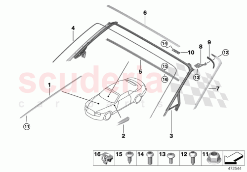 Part Diagram for Rolls Royce 51137432653