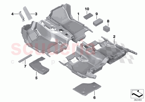 Part Diagram for Rolls Royce 51477400151