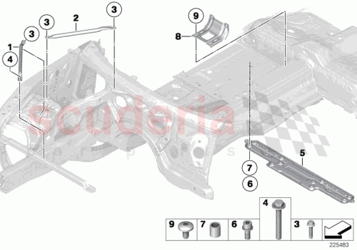 Part Diagram for Rolls Royce 51617372330