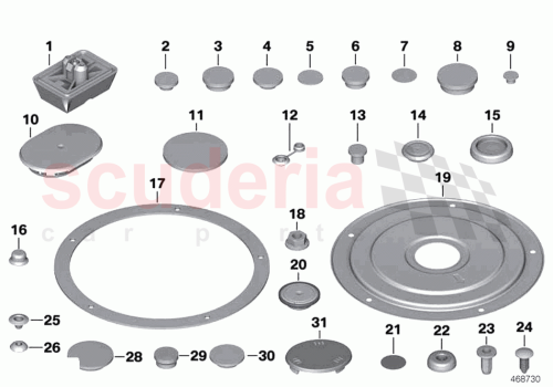 Part Diagram for Rolls Royce 51719151866