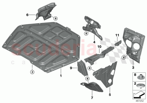 Part Diagram for Rolls Royce 51487435947