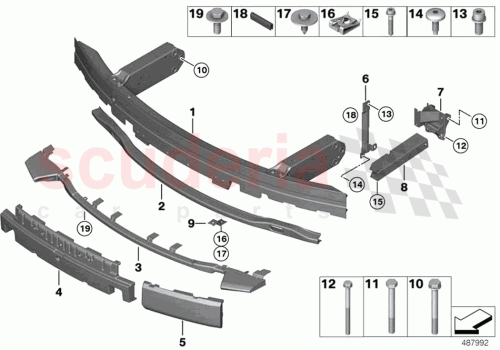 Part Diagram for Rolls Royce 51117383006