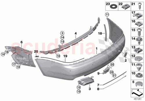 Part Diagram for Rolls Royce 61357422700