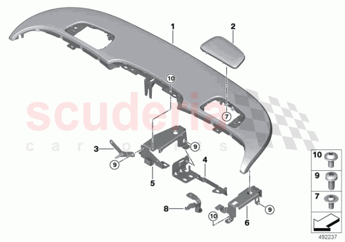 Part Diagram for Rolls Royce 51477372797
