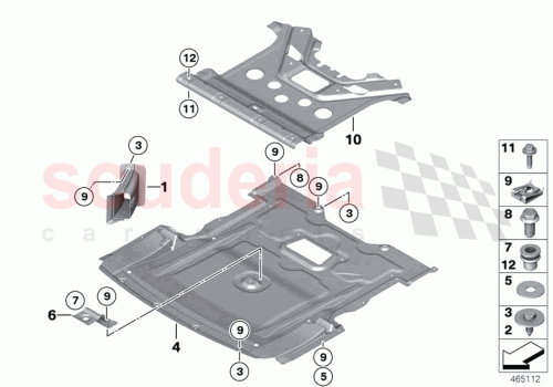 Part Diagram for Rolls Royce 31106783907