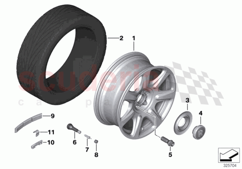 Part Diagram for Rolls Royce 36106854568