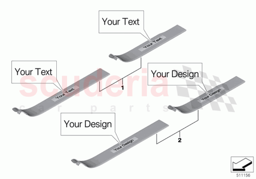 Part Diagram for Rolls Royce 51475A31696