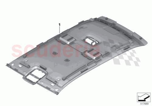 Part Diagram for Rolls Royce 51445A562B1