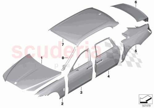 Part Diagram for Rolls Royce 41007931162