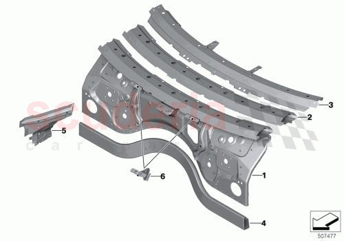 Part Diagram for Rolls Royce 41009853403
