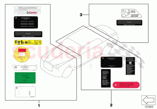 Part Diagram for Rolls Royce 71239460539