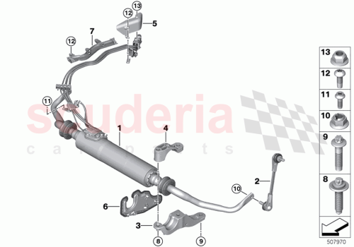 Part Diagram for Rolls Royce 31306861483