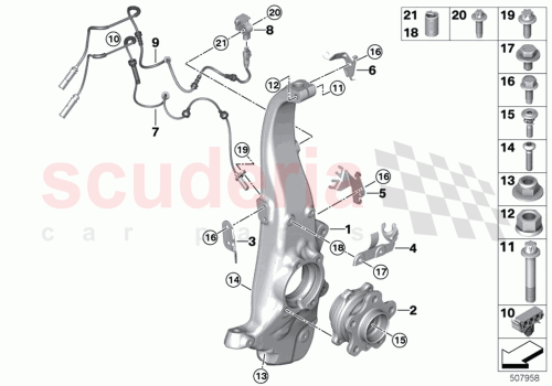 Part Diagram for Rolls Royce 31208836281
