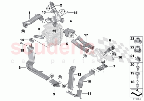 Part Diagram for Rolls Royce 64225A1DD20