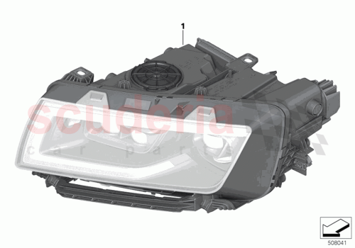 Part Diagram for Rolls Royce 63125A1A015