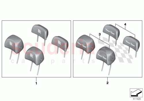 Part Diagram for Rolls Royce 52105A31163