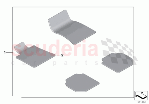 Part Diagram for Rolls Royce 51475A1E6E5