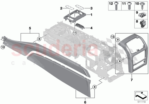 Part Diagram for Rolls Royce 51169458301