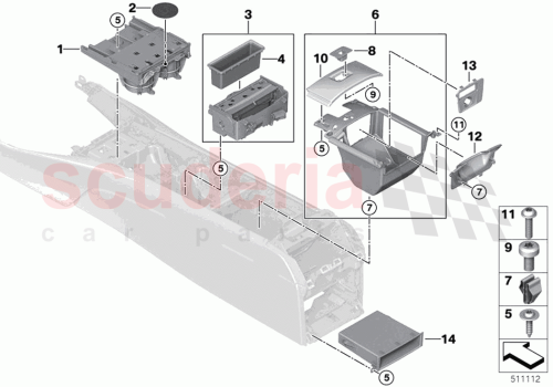 Part Diagram for Rolls Royce 51169460591