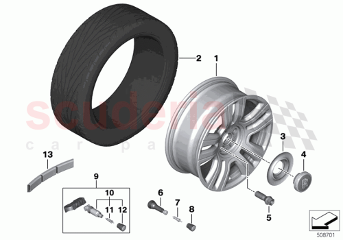 Part Diagram for Rolls Royce 36106888359