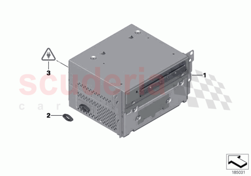 Part Diagram for Rolls Royce 65129321508