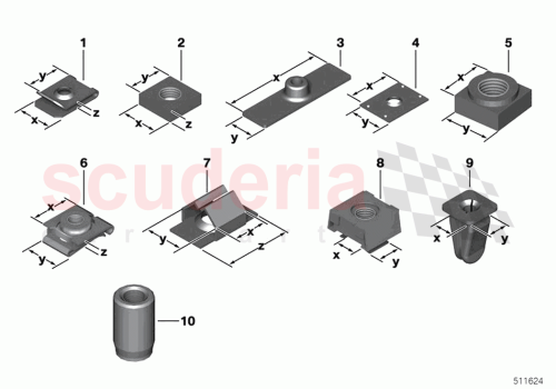 Part Diagram for Rolls Royce 07 12 9901648