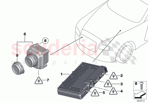 Part Diagram for Rolls Royce 66549312426
