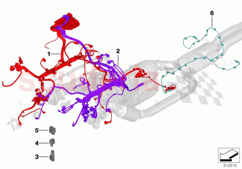 Part Diagram for Rolls Royce 12517639010