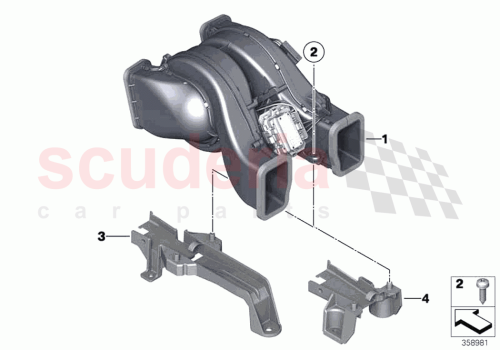 Part Diagram for Rolls Royce 64119311853