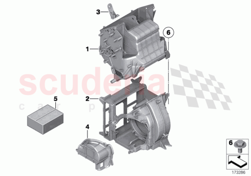 Part Diagram for Rolls Royce 64119381012