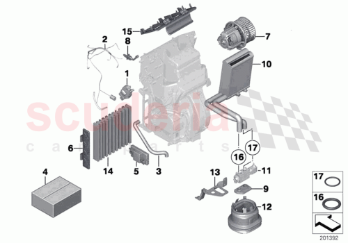 Part Diagram for Rolls Royce 64119381013