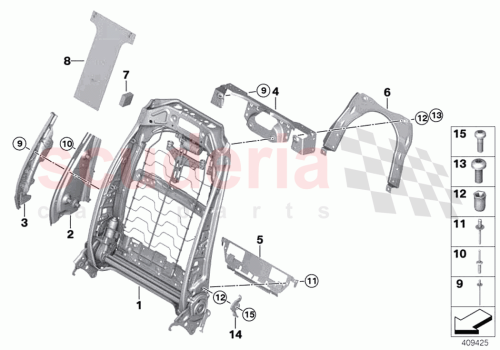 Part Diagram for Rolls Royce 72127308957