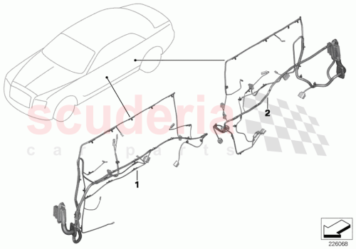Part Diagram for Rolls Royce 61129307786