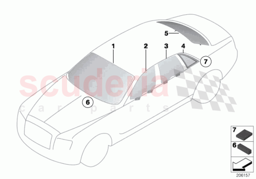Part Diagram for Rolls Royce 51317279659